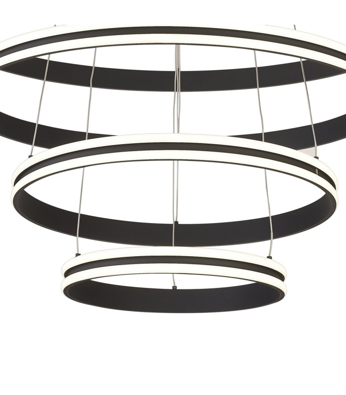 Richfield 116.5cm Pendant 5 Tier 150W LED 4000K 6800lm Triac Dimmable Graphite -8