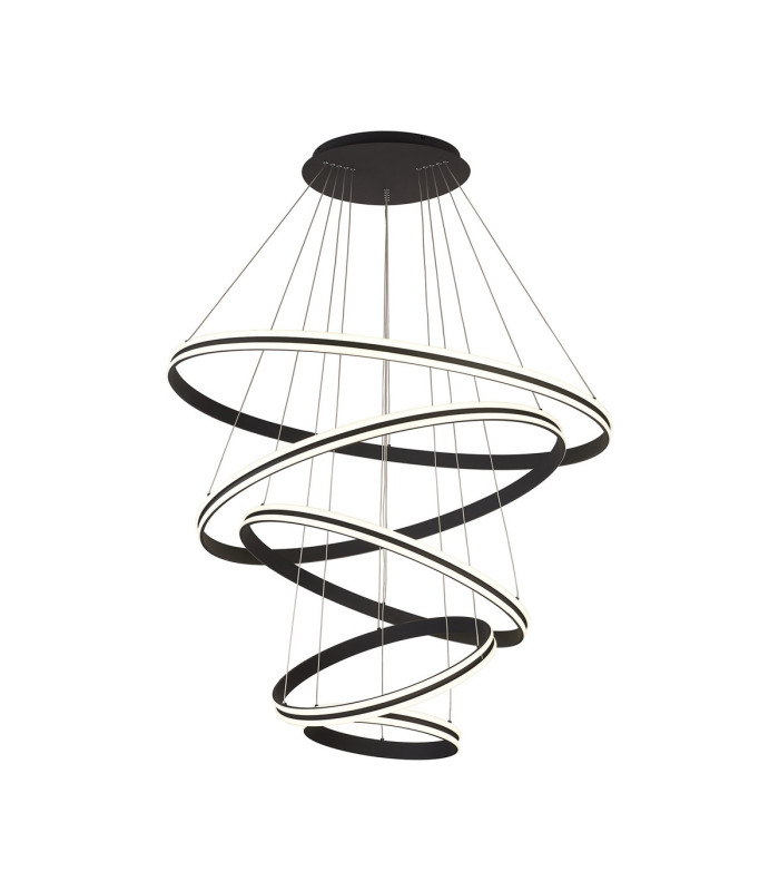 Richfield 116.5cm Pendant 5 Tier 150W LED 4000K 6800lm Triac Dimmable Graphite -12