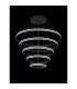 Richfield 116.5cm Pendant 5 Tier 150W LED 4000K 6800lm Triac Dimmable Graphite -13