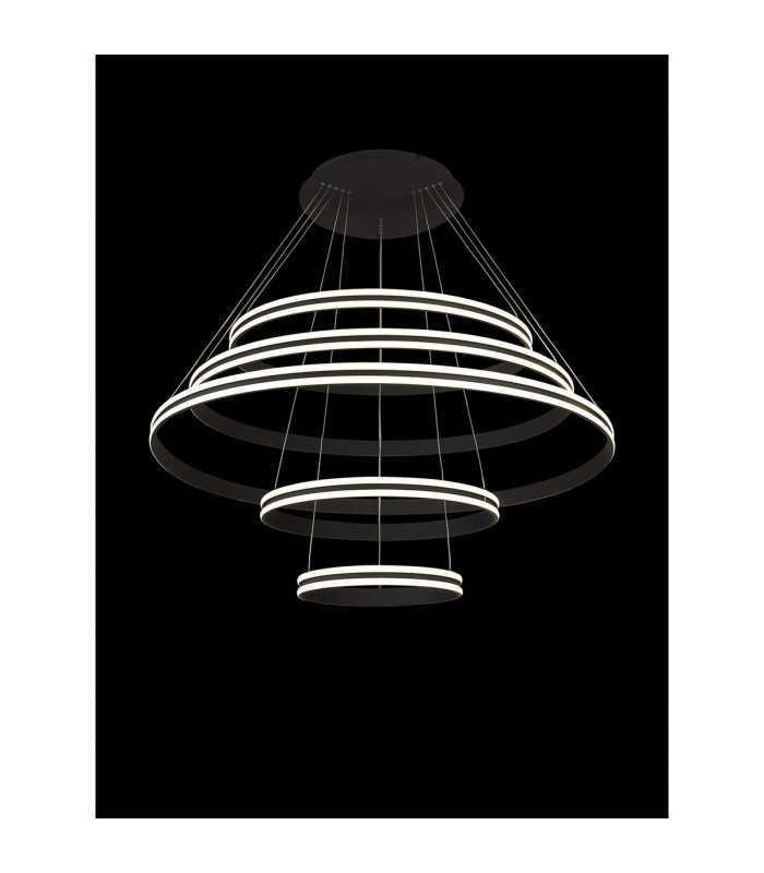 Richfield 116.5cm Pendant 5 Tier 150W LED 4000K 6800lm Triac Dimmable Graphite -14