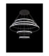 Richfield 116.5cm Pendant 5 Tier 150W LED 4000K 6800lm Triac Dimmable Graphite -15