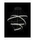 Richfield 116.5cm Pendant 5 Tier 150W LED 4000K 6800lm Triac Dimmable Graphite -16