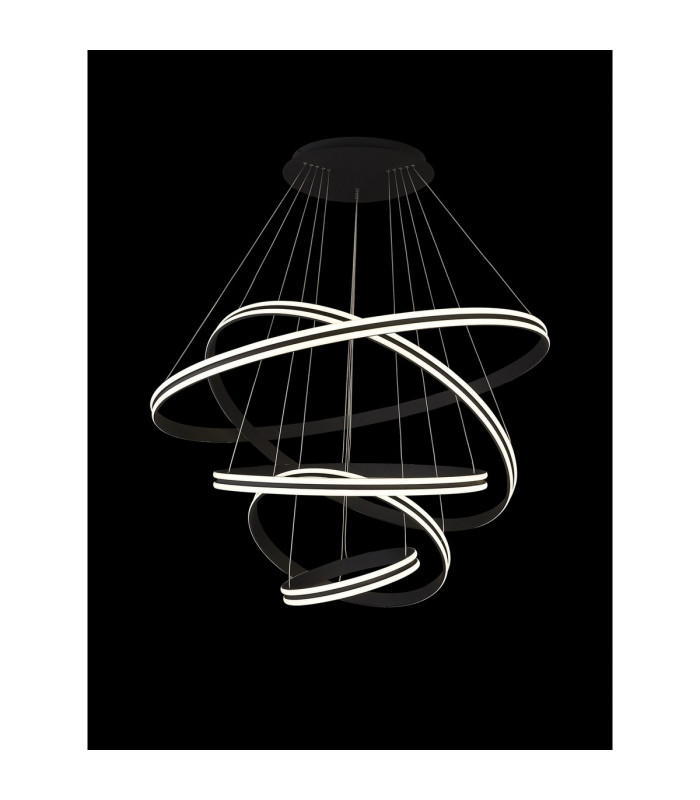 Richfield 116.5cm Pendant 5 Tier 150W LED 4000K 6800lm Triac Dimmable Graphite -16