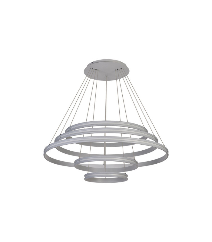 Richfield 116.5cm Pendant 5 Tier 150W LED 4000K 6800lm Triac Dimmable Matt White -11