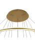Richfield 116.5cm Pendant 5 Tier 150W LED 3500K 6800lm Triac Dimmable Sand Gold -7