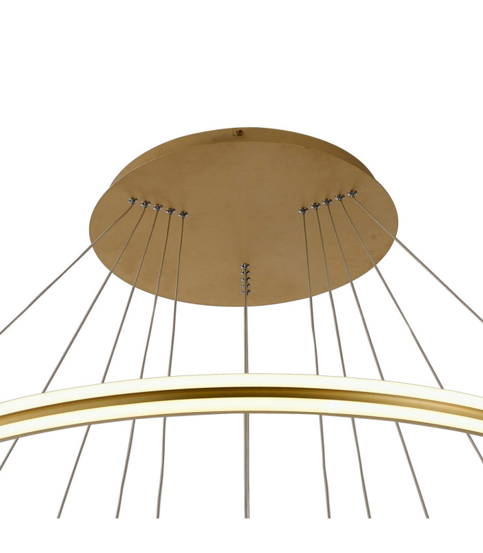 Richfield 116.5cm Pendant 5 Tier 150W LED 3500K 6800lm Triac Dimmable Sand Gold -7