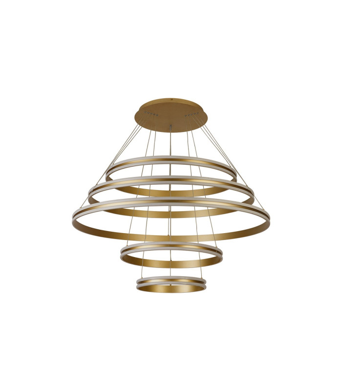 Richfield 116.5cm Pendant 5 Tier 150W LED 3500K 6800lm Triac Dimmable Sand Gold -10