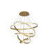 Richfield 116.5cm Pendant 5 Tier 150W LED 3500K 6800lm Triac Dimmable Sand Gold -11