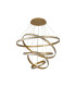 Richfield 116.5cm Pendant 5 Tier 150W LED 3500K 6800lm Triac Dimmable Sand Gold -12