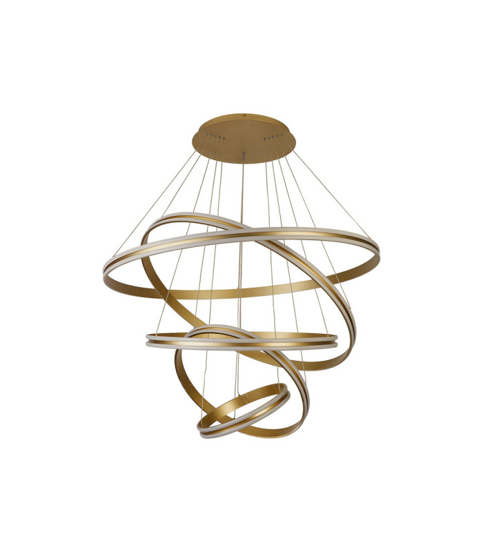 Richfield 116.5cm Pendant 5 Tier 150W LED 3500K 6800lm Triac Dimmable Sand Gold -12