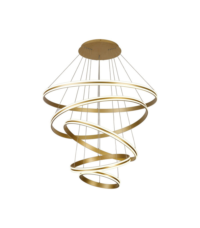 Richfield 116.5cm Pendant 5 Tier 150W LED 3500K 6800lm Triac Dimmable Sand Gold -13