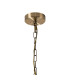 Butler 20.5cm Pendant 1 Light E27 Antique Brass / Wide Ribbed Clear (C) Glass-5