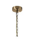 Butler 20.5cm Pendant 1 Light E27 Antique Brass / Cobbled Clear (D) Glass-5