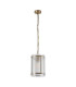 Butler 20.5cm Pendant 1 Light E27 Antique Brass / Seeded Clear (E) Glass-4