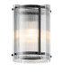 Butler 20.5cm Pendant 1 Light E27 Matt Black / Narrow Ribbed Clear (B) Glass-6