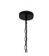 Butler 20.5cm Pendant 1 Light E27 Matt Black / Wide Ribbed Clear (C) Glass-5