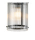 Butler 20.5cm Pendant 1 Light E27 Matt Black / Wide Ribbed Clear (C) Glass-6