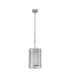 Butler 20.5cm Pendant 1 Light E27 Polished Chrome / Narrow Ribbed Clear (B) Glass-4
