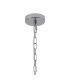 Butler 20.5cm Pendant 1 Light E27 Polished Chrome / Narrow Ribbed Clear (B) Glass-5
