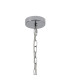 Butler 20.5cm Pendant 1 Light E27 Polished Chrome / Wide Ribbed Clear (C) Glass-5