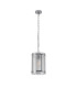 Butler 20.5cm Pendant 1 Light E27 Polished Chrome / Seeded Clear (E) Glass-4