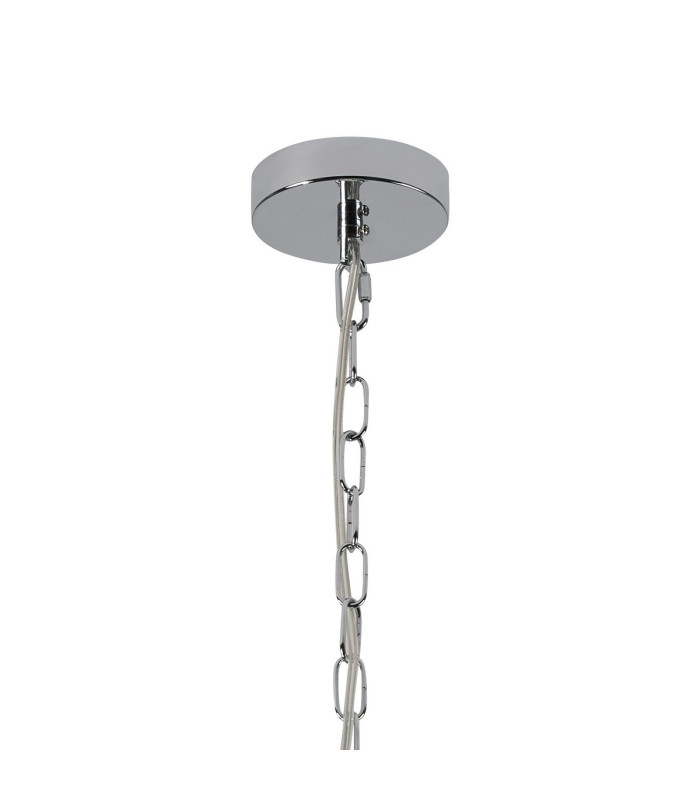 Butler 20.5cm Pendant 1 Light E27 Polished Chrome / Seeded Clear (E) Glass-5