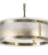 Butler 35cm Pendant 2 Light E27 Antique Brass / Seeded Clear (E) Glass-6