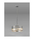 Butler 35cm Pendant 2 Light E27 Polished Chrome / Narrow Ribbed Clear (B) Glass-3