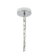 Butler 35cm Pendant 2 Light E27 Polished Chrome / Narrow Ribbed Clear (B) Glass-5