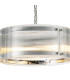 Butler 35cm Pendant 2 Light E27 Polished Chrome / Narrow Ribbed Clear (B) Glass-6