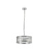 Butler 35cm Pendant 2 Light E27 Polished Chrome / Wide Ribbed Clear (C) Glass-4