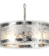 Butler 35cm Pendant 2 Light E27 Polished Chrome / Cobbled Clear (D) Glass-6