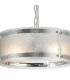 Butler 35cm Pendant 2 Light E27 Polished Chrome / Seeded Clear (E) Glass-6
