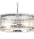 Butler 35cm Pendant 2 Light E27 Polished Chrome / Rippled Clear (F) Glass-6