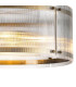 Butler 56.5cm Pendant 4 Light E27 Antique Brass / Narrow Ribbed Clear (B) Glass-7