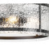 Butler 56.5cm Pendant 4 Light E27 Matt Black / Cobbled Clear (D) Glass-7