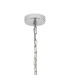 Butler 56.5cm Pendant 4 Light E27 Polished Chrome / Narrow Ribbed Clear (B) Glass-5