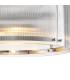 Butler 56.5cm Pendant 4 Light E27 Polished Chrome / Narrow Ribbed Clear (B) Glass-7