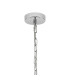 Butler 56.5cm Pendant 4 Light E27 Polished Chrome / Wide Ribbed Clear (C) Glass-5