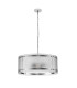 Butler 56.5cm Pendant 4 Light E27 Polished Chrome / Seeded Clear (E) Glass-4
