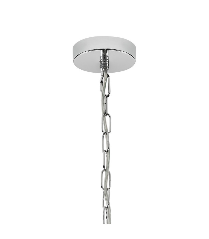 Butler 56.5cm Pendant 4 Light E27 Polished Chrome / Seeded Clear (E) Glass-5