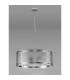 Butler 56.5cm Pendant 4 Light E27 Polished Chrome / Seeded Clear (E) Glass-8