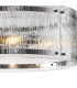 Butler 56.5cm Pendant 4 Light E27 Polished Chrome / Rippled Clear (F) Glass-7