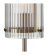 Butler Table Lamp 1 Light E27 Antique Brass / Wide Ribbed Clear (C) Glass-6