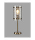 Butler Table Lamp 1 Light E27 Antique Brass / Cobbled Clear (D) Glass-3