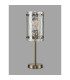 Butler Table Lamp 1 Light E27 Antique Brass / Cobbled Clear (D) Glass-7