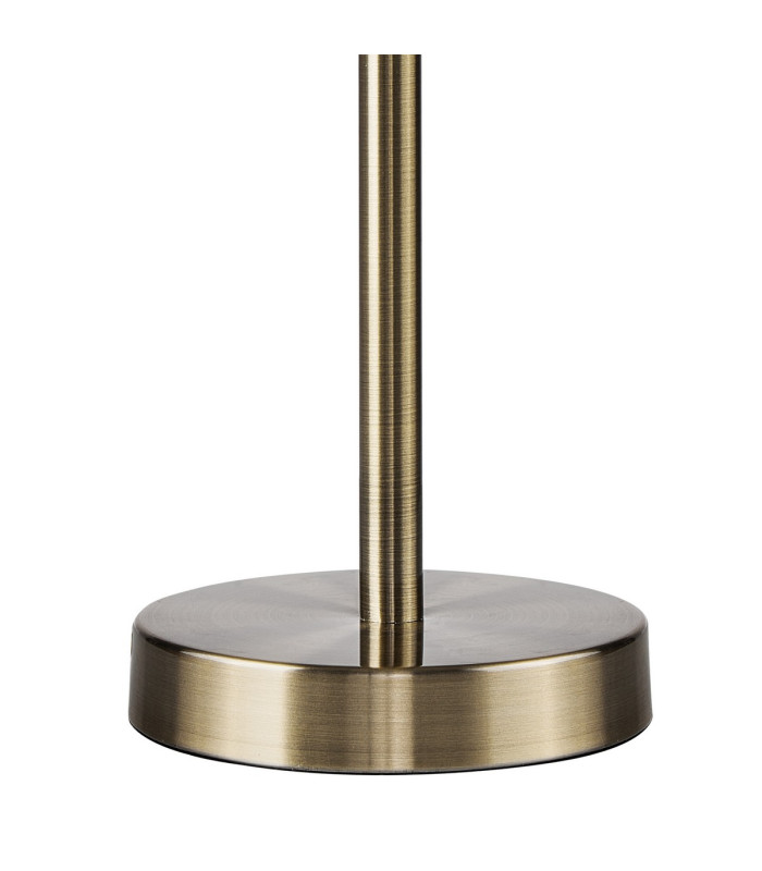 Butler Table Lamp 1 Light E27 Antique Brass / Seeded Clear (E) Glass-5