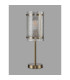 Butler Table Lamp 1 Light E27 Antique Brass / Seeded Clear (E) Glass-7