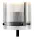 Butler Table Lamp 1 Light E27 Matt Black / Narrow Ribbed Clear (B) Glass-6