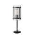 Butler Table Lamp 1 Light E27 Matt Black / Wide Ribbed Clear (C) Glass-4